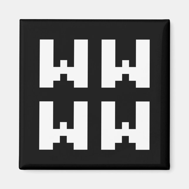 WWWW | LOL Japansk internetslang Magnet (Framsidan)