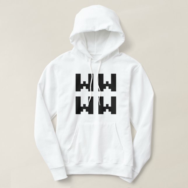 WWWW | LOL Japanskt Internet Slang Hoodie (Design framsida)