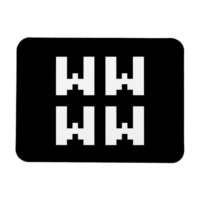 WWWW | LOL Japanskt Internet Slang Magnet (Horisontell)