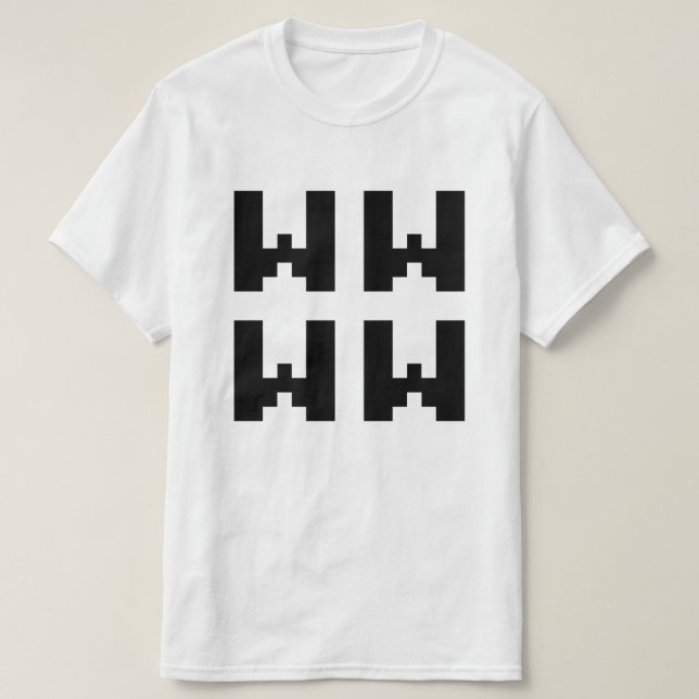 WWWW | LOL Japanskt Internet Slang T Shirt (Design framsida)