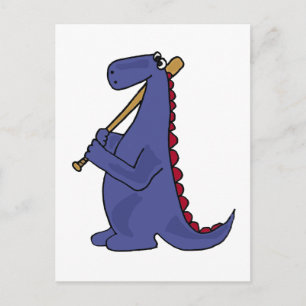 WX-Blue Dinosaur spelar baskiska Tecknad Vykort