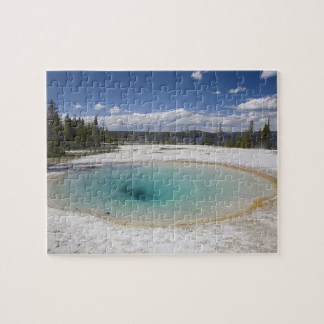 WY, Yellowstone National Park, West Thumb Geyser Pussel (Horisontell)