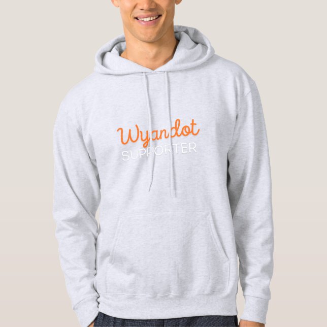 Wyandot Supporter Hooded Sweatshirt (Framsida)