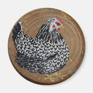 Wyandotte Chicken Magnet