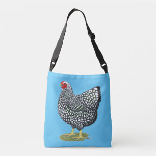 Wyandotte: Silver-laced Hen Axelväska