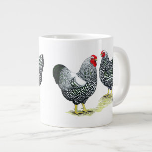 Wyandottes Silver-laced Pair Jumbo Mugg