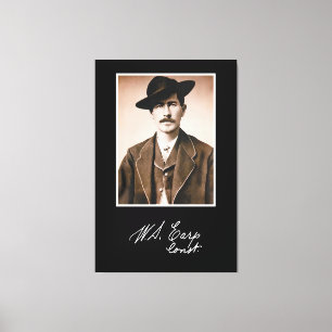 Wyatt Earp Constable Canvastryck