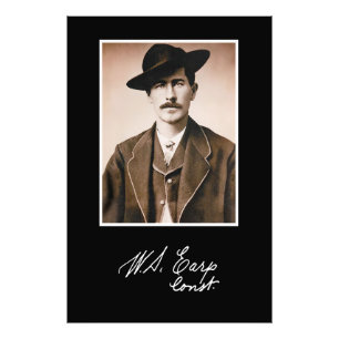 Wyatt Earp Constable Fototryck