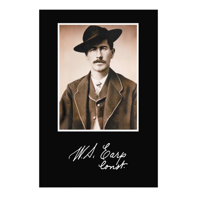Wyatt Earp Constable Fototryck (Framsidan)