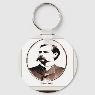 Wyatt Earp gammala västern Nyckelring