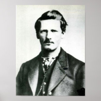 Wyatt Earp Gammala västern Print Poster