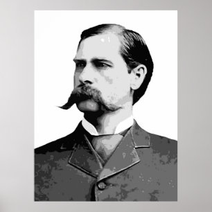 WYATT EARP GAMMALA VÄSTERN SHOOTIST POSTER