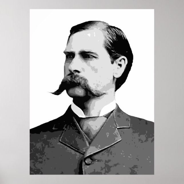 WYATT EARP GAMMALA VÄSTERN SHOOTIST POSTER (Framsidan)