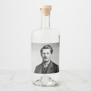 Wyatt Earp: Lawman, Gunfighter, Saloon Keeper Spritflaskor Etikett