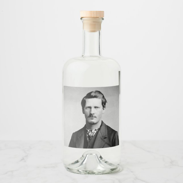 Wyatt Earp: Lawman, Gunfighter, Saloon Keeper Spritflaskor Etikett (Framsida)