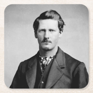 Wyatt Earp: Lawman, Gunfighter, Saloon Keeper Underlägg Papper Kvadrat