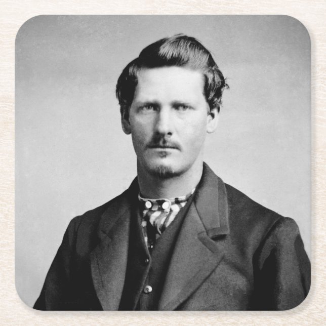 Wyatt Earp: Lawman, Gunfighter, Saloon Keeper Underlägg Papper Kvadrat (Framsidan)
