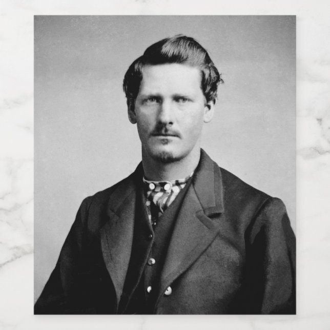 Wyatt Earp: Lawman, Gunfighter, Saloon Keeper Vinflaska Etikett (Singel etikett)