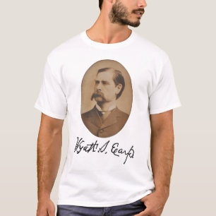 Wyatt Earp porträtt och häfte T Shirt
