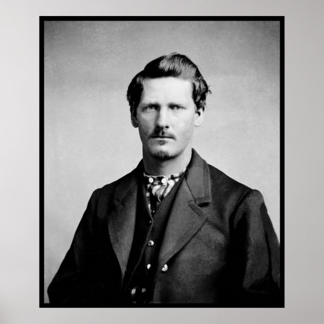 Wyatt Earp sheriff Gravsten Gammala västern Poster (Framsidan)