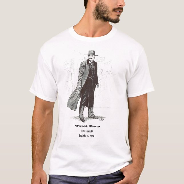Wyatt Earp Tee Shirt (Framsida)