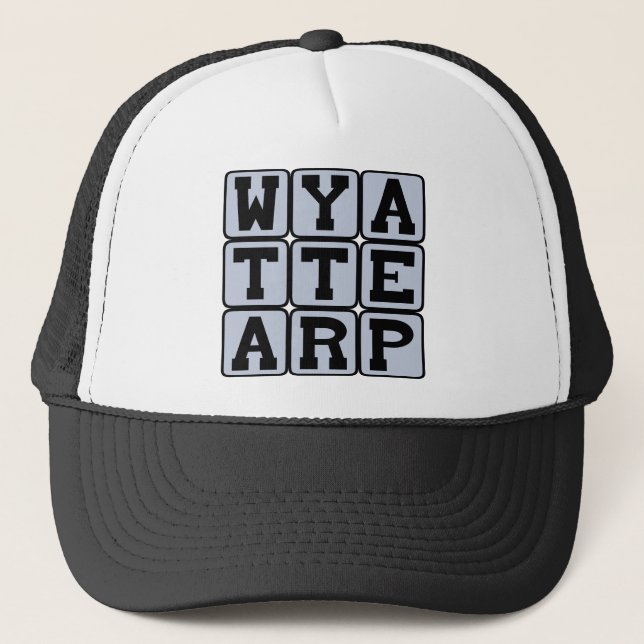 Wyatt Earp, Vilda Västern-lagman Truckerkeps (Framsida)