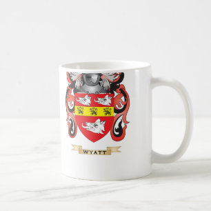 Wyatt familjvapensköld (vapenskölden) kaffemugg