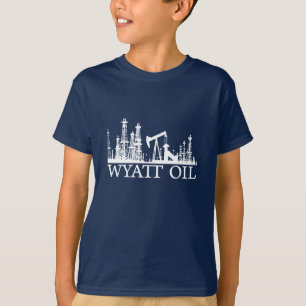 Wyatt olja/vitlogotyp t-shirt