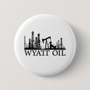 Wyatt olje-/svart logotyp knapp