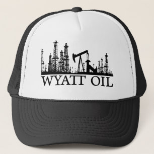 Wyatt olje-/svart logotyp truckerkeps