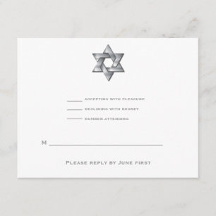 Wyatt Pub Mitzvah bjuder in Juish Star OSA Kort