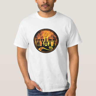 Wyatt ryckte på axlarna den olje- kartboken tee shirt