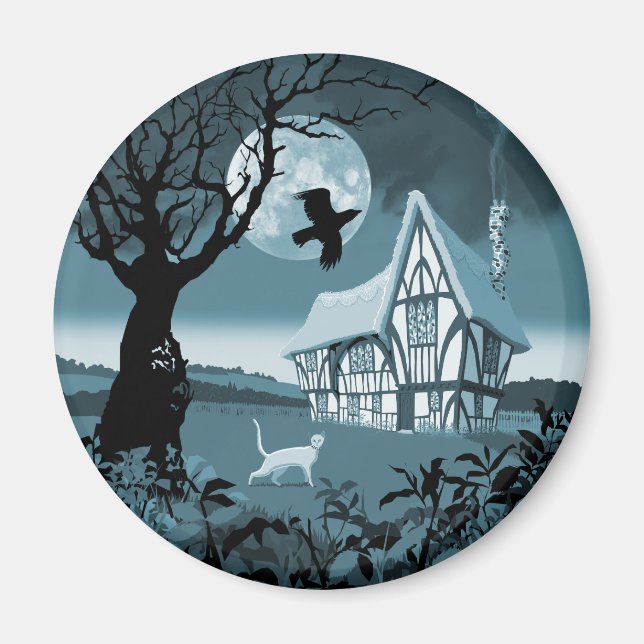 Wychetts Magnet-Cottage Magnet (Framsidan)