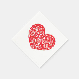 Wycinanki napkins pappersservett