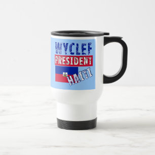 WYCLEF-presidentHaiti Tshirts, muggar, knäppas Resemugg