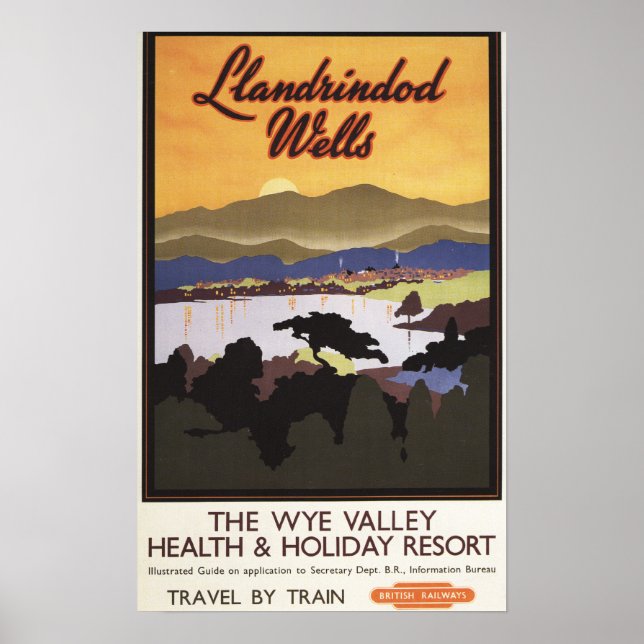 Wye Valley Resort British Rail Poster (Framsidan)