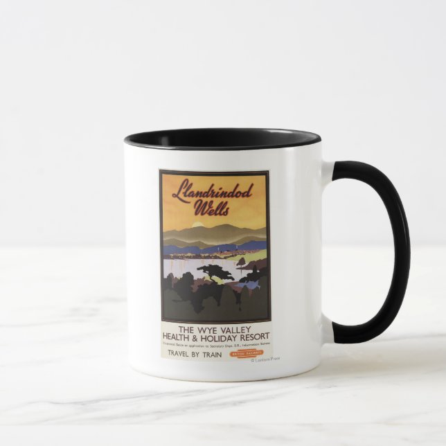 Wye Valley Resort British Rail Poster Mugg (Höger)