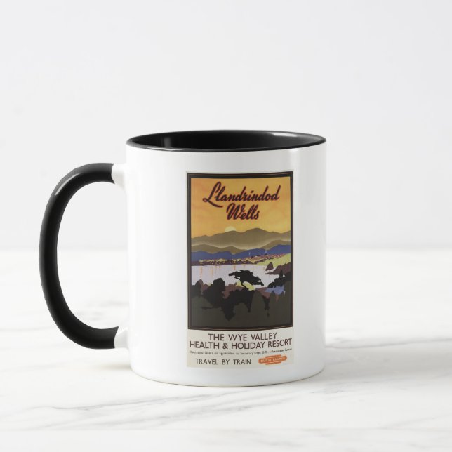 Wye Valley Resort British Rail Poster Mugg (Vänster)
