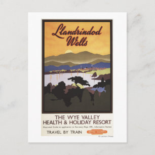Wye Valley Resort British Rail Poster Vykort