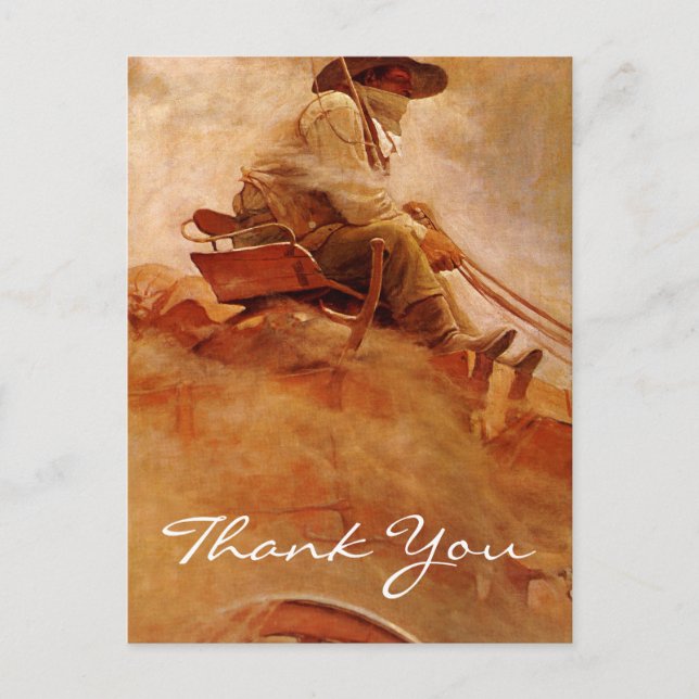 Wyeth är Ore Wagon Vykort (Framsida)