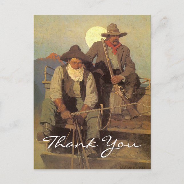 Wyeth Betalar Stage Vykort (Framsida)