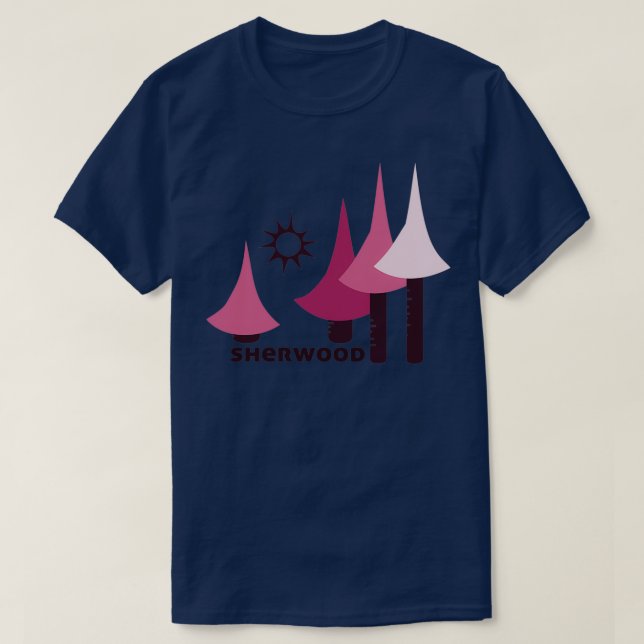 Wyld Sherwood Forest i berry T Shirt (Design framsida)