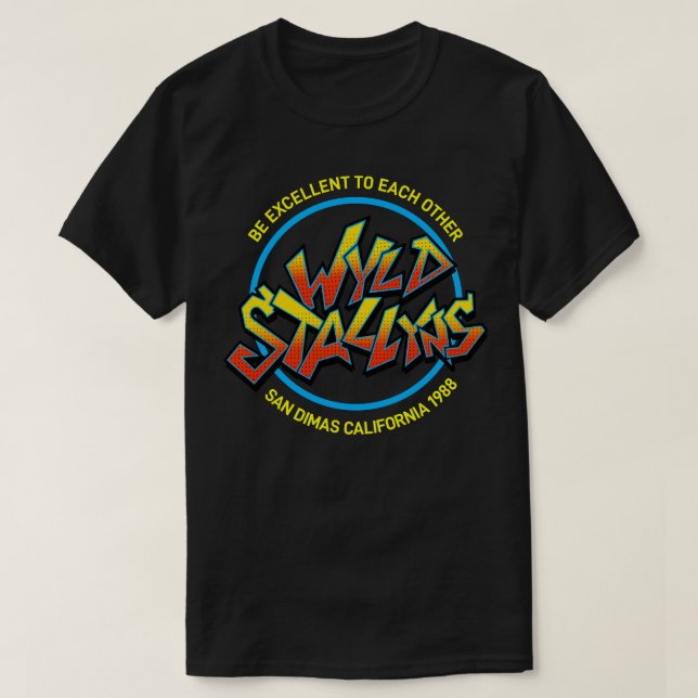 Wyld Stallyns T Shirt (Design framsida)