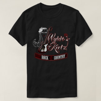 Wylde Katz musikband hoad Rockin T-tröja Tee Shirt