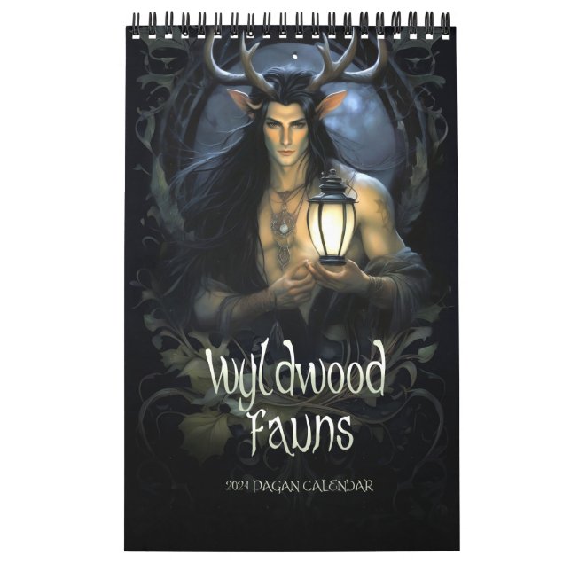 Wyldwood Fauns 2024 Pagan Calendar Kalender (Omslag)