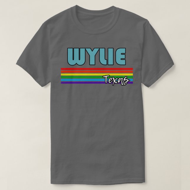 Wylie Texas Pride Wylie LGBT Gift LGBTQ Supporter T Shirt (Design framsida)