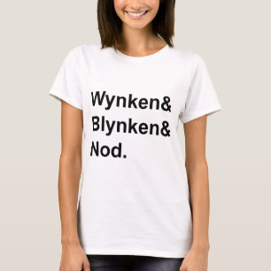 Wynken Blynken & Nod Trä Shoe Bedtime Story Tee Shirt