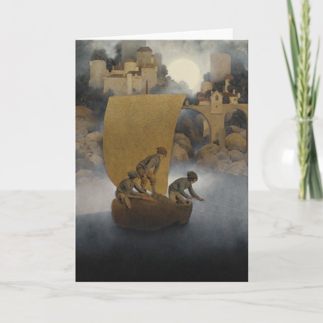 Wynken, Blynken och Nod Kort (Framsida)