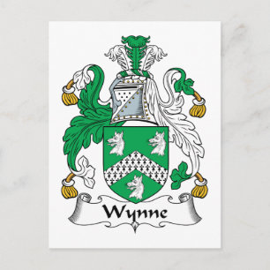 Wynne Family Crest Vykort