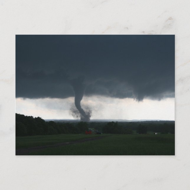 Wynnewood, OK EF4-Tornado vykort (Framsida)